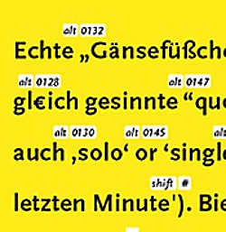 Das typografische Mousepad